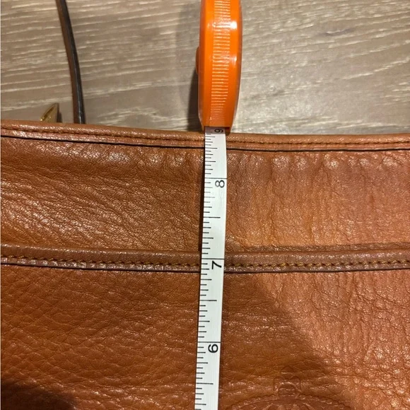 Ralph Lauren Brown Leather Bag with Gold Details - Picture 13 of 13